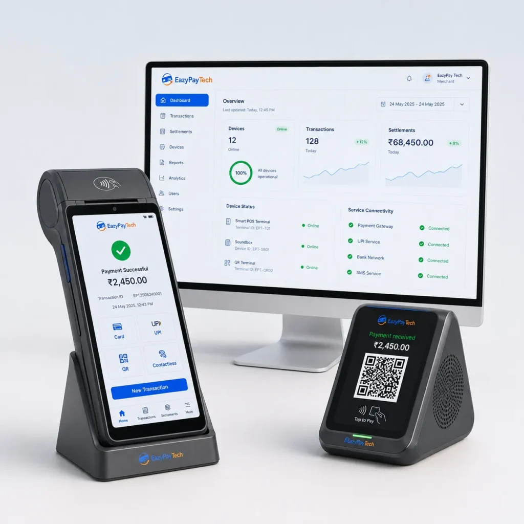 POS payment application with EMV, host and QR integration
